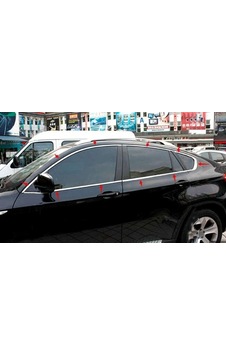 Bmw X6 2016 Sonrası Cam Çıtası Kaplama Krom