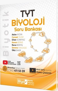 Tyt Biyoloji Biyotik Soru Bankası 2024 - 2025 Tyt Biyoloji Biyotik Soru Bankası 2024 - 2025