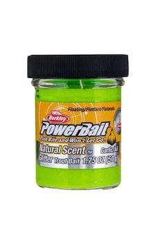 Berkley Powerbait Doğal Kokulu Glitter Simli Alabalık Hamuru - Chartreuse Berkley Powerbait Doğal Kokulu Glitter Simli Alabalık Hamuru - Chartreuse