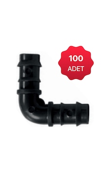 Damlama Sulama Kurtağzı Dirsek - 16X16Mm (100 Adet) Damlama Sulama Kurtağzı Dirsek - 16X16Mm (100 Adet)