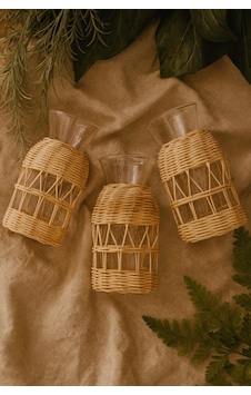 Rattan Bambu Minik Vazo Rattan Bambu Minik Vazo