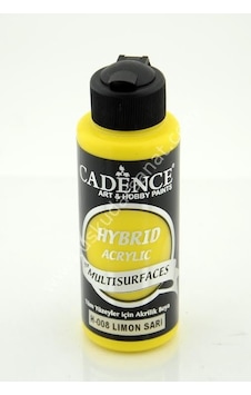 Cadence Hybrid Multisurfaces Akrilik Boya 120Ml H-08 Limon Sarı Cadence Hybrid Multisurfaces Akrilik Boya 120Ml H-08 Limon Sarı