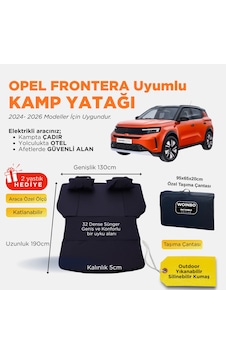 Opel Frontera Uyumlu Araç Kamp Yatağı Siyah Opel Frontera Uyumlu Araç Kamp Yatağı Siyah