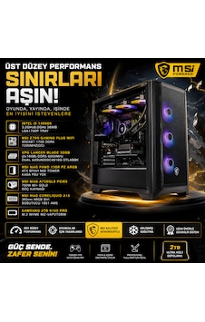 MSI Destroy Titan i9-14900K 32 GB 2 TB SSD Free Dos Masaüstü Oyuncu Bilgisayarı