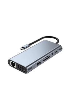 11-in-1 Type-c To Hdmı Çok Fonksiyonlu Çevirici Adaptör, 4k Destekli Dock Station Çoğaltıcı 11-in-1 Type-c To Hdmı Çok Fonksiyonlu Çevirici Adaptör, 4k Destekli Dock Station Çoğaltıcı