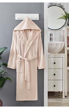 Kapüşonlu Unisex Banyo Bornozu %100 Soft Pamuklu 001