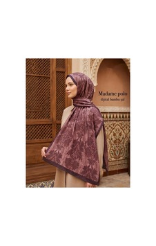 Madame Polo Şal Şal Bordo 926134525 Bordo