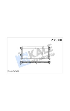 Radyatör Klimalı Kale 0137011ab Fiat Doblo Radyatör Klimalı Kale 0137011ab Fiat Doblo