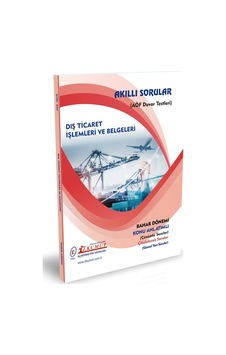 İlkumut Yayınları - Dış Ticaret işlemleri Ve Belgeleri - Konu Anlatımlı - Çözümlü Sorular İlkumut Yayınları - Dış Ticaret işlemleri Ve Belgeleri - Konu Anlatımlı - Çözümlü Sorular
