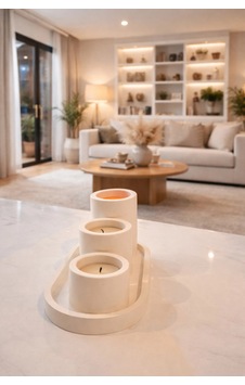 Minimal 3lü Dekoratif Mum Seti Tepsi Ve 3 Adet Tealight Mum Dahildir Beyaz - 822473963 Beyaz Minimal 3lü Dekoratif Mum Seti Tepsi Ve 3 Adet Tealight Mum Dahildir Beyaz - 822473963 Beyaz