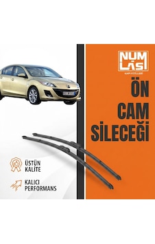 Mazda 3 Sedan 2009-2012 Ön Cam Silecek Takımı Numlas-a Kalite-nm0099 Mazda 3 Sedan 2009-2012 Ön Cam Silecek Takımı Numlas-a Kalite-nm0099
