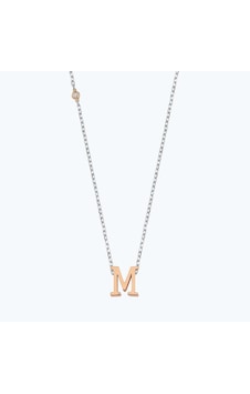 Altınbaş Silver Pırlantalı M Harfi Kolye Int238m-925-1 Altınbaş Silver Pırlantalı M Harfi Kolye Int238m-925-1