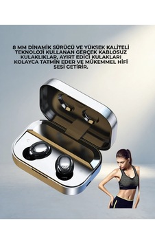 Ergonomik Tws Kulaklık Uzun Pil Ömrü İle Spor Kullanımı