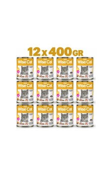 Wise Cat Tavuklu Yetişkin Kedi Konservesi 400 Gr X 12 Adet Wise Cat Tavuklu Yetişkin Kedi Konservesi 400 Gr X 12 Adet