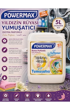 Powermax Yıldızın Rüyası Konsantre Yumuşatıcı 5 L Çamaşır Yumuşatıcı Tekli Powermax Yıldızın Rüyası Konsantre Yumuşatıcı 5 L Çamaşır Yumuşatıcı Tekli