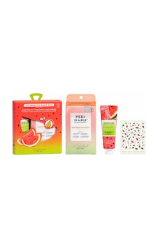 Pedı In A Box Deluxe Pedikür 4 Adımlı Set - Karpuz + Losyon Set Pedı In A Box Deluxe Pedikür 4 Adımlı Set - Karpuz + Losyon Set
