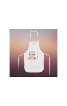 İsme Özel Çocuk Mutfak Önlüğü Mini Baker Tasarım Polyester Kumaş, Pastel Renkli, Kişiye Özel H Beyaz İsme Özel Çocuk Mutfak Önlüğü Mini Baker Tasarım Polyester Kumaş, Pastel Renkli, Kişiye Özel H Beyaz
