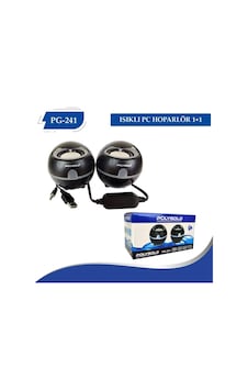 Polygold Pg-241 Isıklı Hoparlor Usb