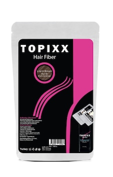 Topixx Hair Fiber 100 Gr. Saç Tozu Açık Kahve/light Brown Topik Ekonomik Boy