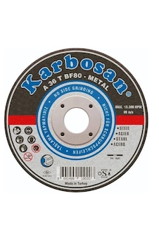 Karbosan 115 X 3.0 X 22.23 Nk 910910 Metal Kesme Taşı 50 Adet Karbosan 115 X 3.0 X 22.23 Nk 910910 Metal Kesme Taşı 50 Adet