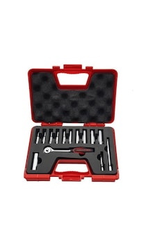 Derin Lokma Anahtar Takımı 1/4" 14 Parça İle Dayanıklı Derin Lokma Anahtar Takımı 1/4" 14 Parça İle Dayanıklı