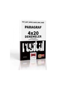 2023 TYT AYT KPSS ALES DGS MSÜ Resital Serisi Paragraf 4x20 Deneme Sınavı- Yargı Yayınları