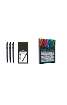 Faber Castell Okul Ve Sınav Seti 1425 Tükenmez Kalem 10 Renk Ve 3 Adet Econ 0.7 Uçlu Kalem Çok Renkli Faber Castell Okul Ve Sınav Seti 1425 Tükenmez Kalem 10 Renk Ve 3 Adet Econ 0.7 Uçlu Kalem Çok Renkli