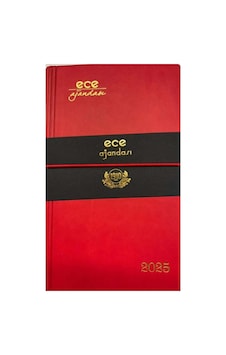 Ece Ajanda Yeni Akçay Kırmızı Çizgili Günlük 12x18 2025 Siyah Ece Ajanda Yeni Akçay Kırmızı Çizgili Günlük 12x18 2025 Siyah