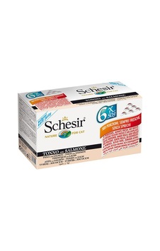 Schesir Multipack Somonlu Kedi Konservesi 6 x 50 G Schesir Multipack Somonlu Kedi Konservesi 6 x 50 G