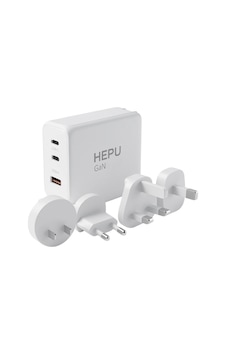 Hepu Hp305 150w Gan Seyahat Adaptörü 4 Farklı Ülke Uyumlu Başlık Hepu Hp305 150w Gan Seyahat Adaptörü 4 Farklı Ülke Uyumlu Başlık