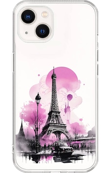 Apple Uyumlu iPhone 13 Şeffaf Kılıf Paris 1 Tasarımlı Apple Uyumlu iPhone 13 Şeffaf Kılıf Paris 1 Tasarımlı