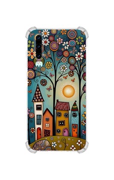 Printify Huawei P30 İle Uyumlu Düşlerin Dansı Serisi Gece Senfonisi Tasarımlı Uv Baskılı Köşe Korumalı Antişok Kılıf Şeffaf Printify Huawei P30 İle Uyumlu Düşlerin Dansı Serisi Gece Senfonisi Tasarımlı Uv Baskılı Köşe Korumalı Antişok Kılıf Şeffaf
