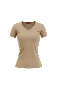 Raru Kadın %100 Pamuk T-Shirt Mulıer Bej Raru Kadın %100 Pamuk T-Shirt Mulıer Bej