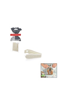 5'li Poşet Klipsi Seti - Plastik - Poşet Kapatıcı Sarı