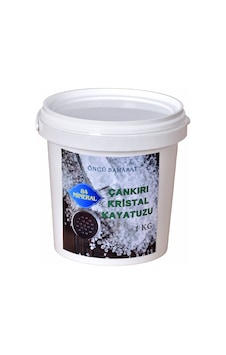 Bitkisel 84 Mineralli Doğal Çankırı Kristal Iri Tane Kaya Tuzu 1 Kg