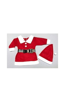 Pembecin Kırmızı Kız Bebek Noel Baba Şapkalı Yılbaşı Takımı Kırmızı Pembecin Kırmızı Kız Bebek Noel Baba Şapkalı Yılbaşı Takımı Kırmızı