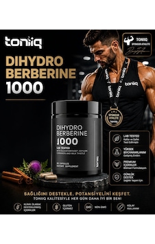 Toniiq Dihydroberberine Blood Sugar Glucovantage Ceylon Cinnamon And Milk Thistle 60 Caps