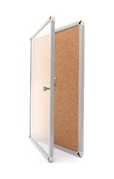 Akyazı Mantar Pano Kapaklı Camekanlı 50X70 1108İnce Çerçeve Akyazı Mantar Pano Kapaklı Camekanlı 50X70 1108İnce Çerçeve