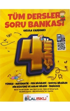 Bilal Işıklı Yayınları 4. Sınıf Yeni Tüm Dersler Soru Bankası Bilal Işıklı Yayınları 4. Sınıf Yeni Tüm Dersler Soru Bankası