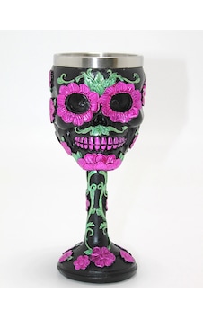 Day Of The Dead Şeker Kurukafa Tasarımlı 3d Çelik Kadeh Bardak Day Of The Dead Şeker Kurukafa Tasarımlı 3d Çelik Kadeh Bardak