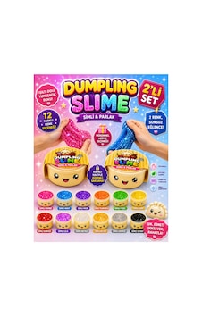 Dumpling Slime Simli 2'li - Çin Mantısı Şeklinde Renkli Slime Oyuncağı - Sürpriz Renkler Çok Renkli Dumpling Slime Simli 2'li - Çin Mantısı Şeklinde Renkli Slime Oyuncağı - Sürpriz Renkler Çok Renkli