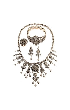 Muhteşem Hürrem Vintage Elmas Montür Set Sevgiliye Hediye Altın Muhteşem Hürrem Vintage Elmas Montür Set Sevgiliye Hediye Altın