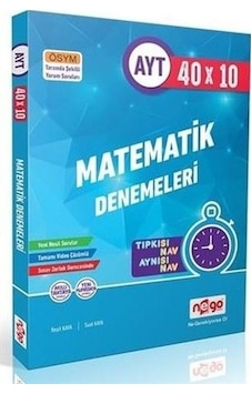 AYT 40x10 Matematik Denemeleri - Nego Yayınları AYT 40x10 Matematik Denemeleri - Nego Yayınları