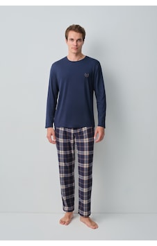 Suwen Joseph Erkek Pamuklu Pijama Takımı Msh105102521352 Lacivert Suwen Joseph Erkek Pamuklu Pijama Takımı Msh105102521352 Lacivert