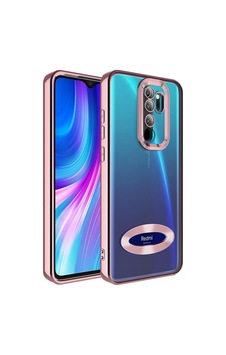 Xiaomi Redmi Note 8 Pro Kılıf Kamera Korumalı Logo Gösteren Zore Omega Kapak Rose Gold Xiaomi Redmi Note 8 Pro Kılıf Kamera Korumalı Logo Gösteren Zore Omega Kapak Rose Gold