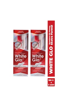 White Glo Ekstra Beyazlatıcı Diş Macunu 150 G + Diş Fırçası x 2 White Glo Ekstra Beyazlatıcı Diş Macunu 150 G + Diş Fırçası x 2