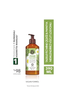 Yves Rocher Vücut Losyonu - Nemlendirici Besleyici Tazeleyici Mine Çiçeği Papatya -vegan 390 Ml Yves Rocher Vücut Losyonu - Nemlendirici Besleyici Tazeleyici Mine Çiçeği Papatya -vegan 390 Ml