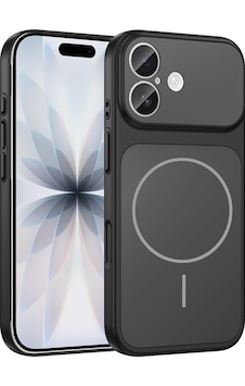 Apple Uyumlu iPhone 17 Kılıf Şarj Özellikli Kamera Lensli 1.8mm İnce Sert Formen Kapak Siyah Apple Uyumlu iPhone 17 Kılıf Şarj Özellikli Kamera Lensli 1.8mm İnce Sert Formen Kapak Siyah