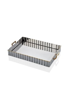 Lamedore Lınes Kulplu Dıkdortgen Tepsı 50x30x6,5 Cm Lamedore Lınes Kulplu Dıkdortgen Tepsı 50x30x6,5 Cm