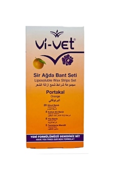 Vi-Vet Portakal Tüm Vücut Ağda Bandı 41'li Vi-Vet Portakal Tüm Vücut Ağda Bandı 41'li